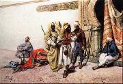 unknow artist Arab or Arabic people and life. Orientalism oil paintings  307 painting